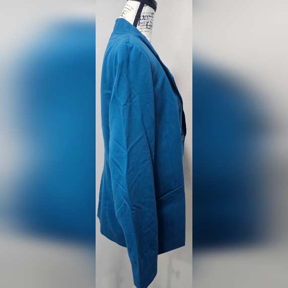 Pendleton Virgin Wool Business Skirt Blazer Set Women's Size 16 Blue - Picture 6 of 16